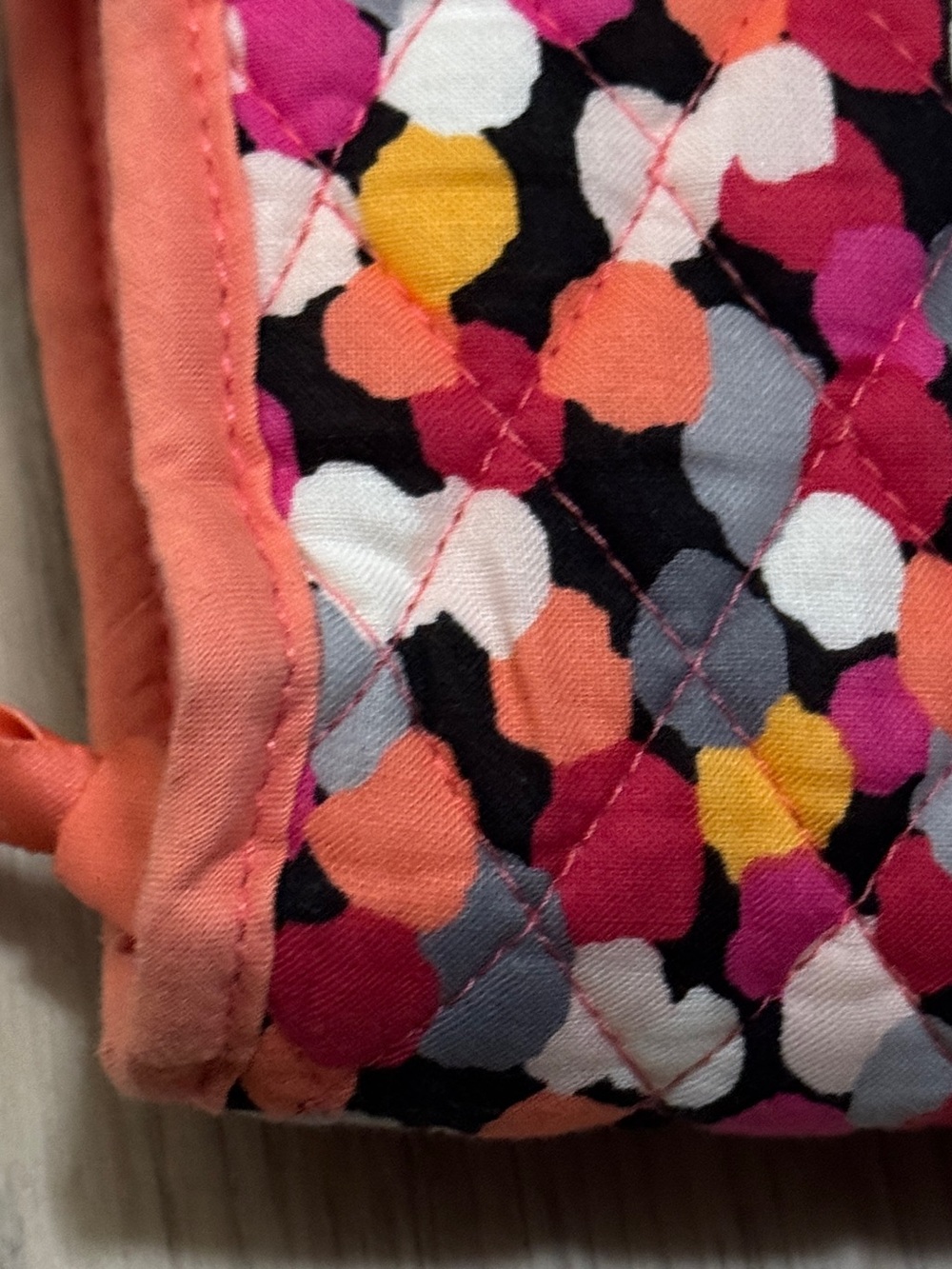 Vera Bradley Hanging Organizer "Pixie Confetti" Travel Toiletry Makeup Storage - Picture 7 of 8